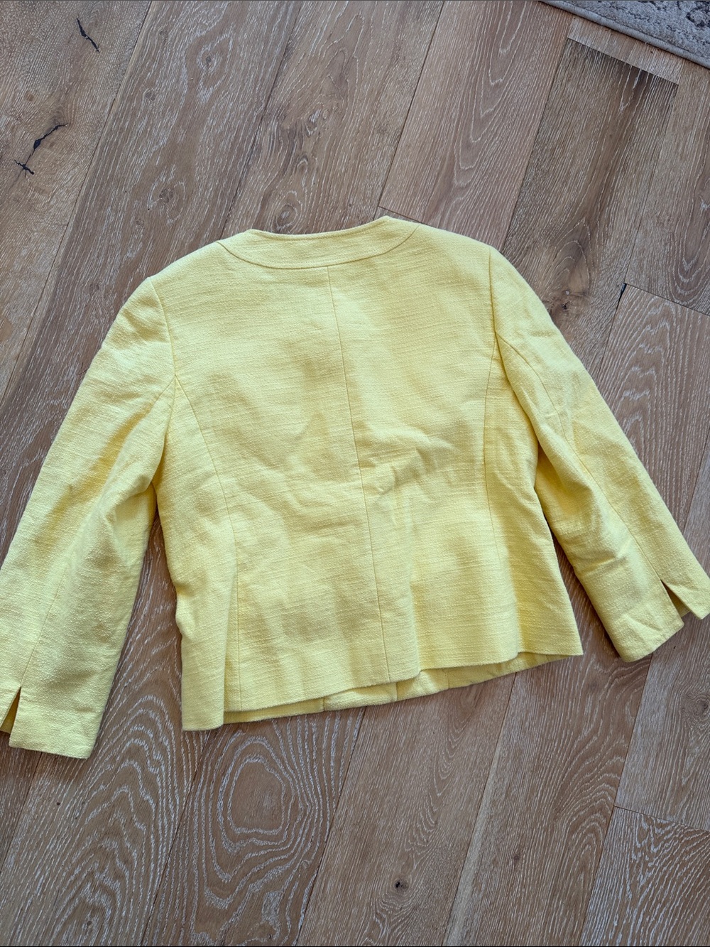 Talbots Yellow Blazer Size 6 - Picture 6 of 8